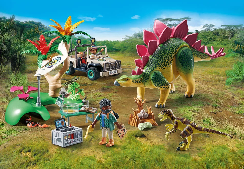 CAMPEMENT DES EXPLORATEURS DINOSAURES - 71523