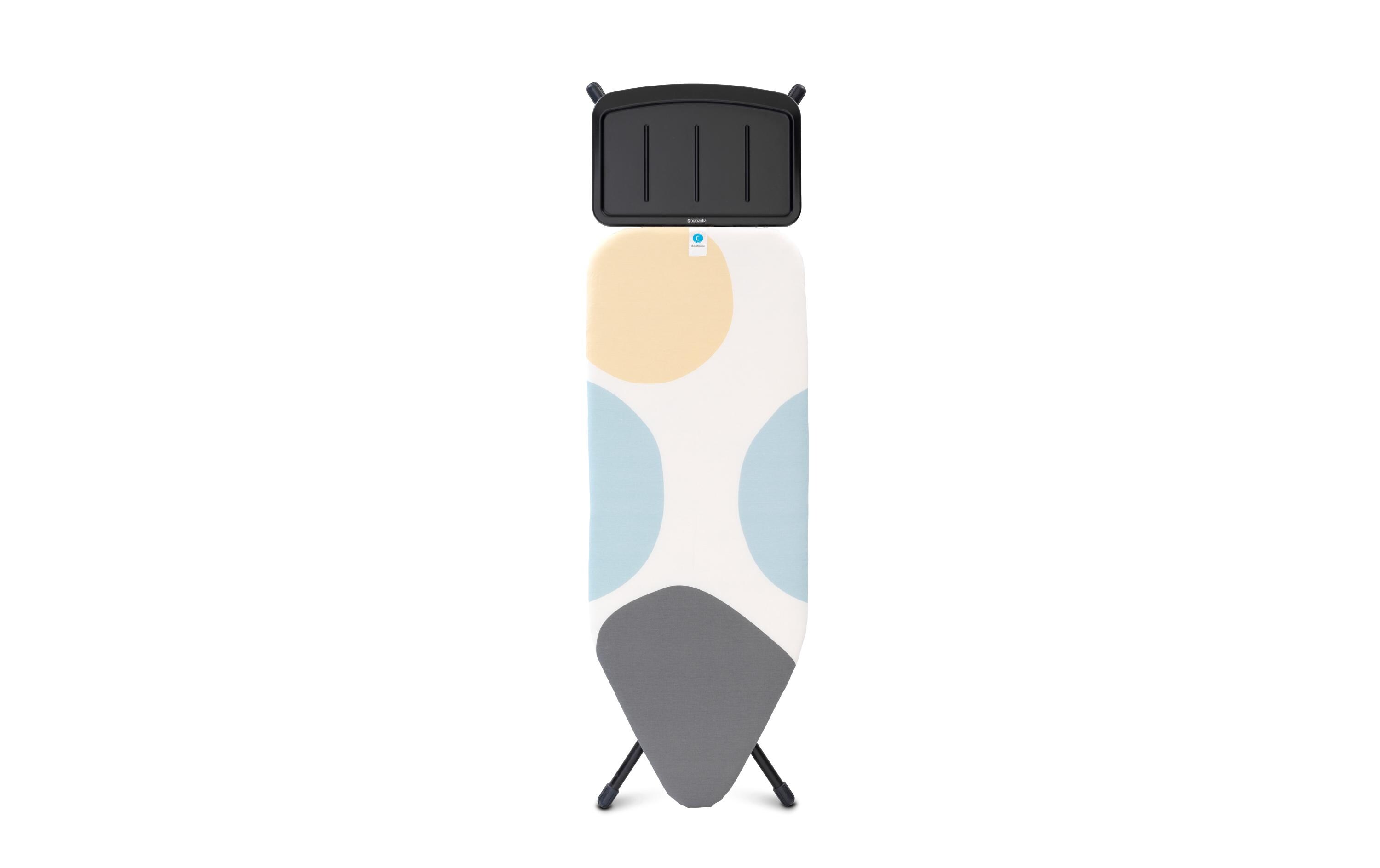 Bügeltisch mit Dampfstationsablage Spring Bubbles<br>Bügelbrett C, 124 cm x 45 cm