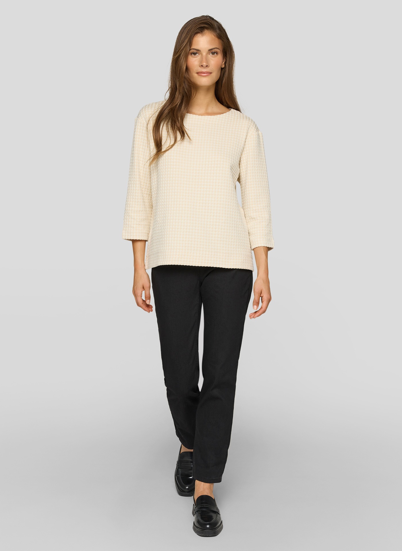 Rabe 3/4-Arm-Shirt , mit grafischem Muster