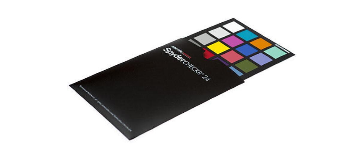 Farbkalibrierung SpyderCHECKR24Handliches Farbreferenztool und Software
