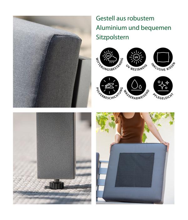 Dehner Loungebank Chicago, 3-Sitzer