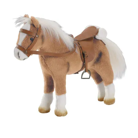 Götz Haflinger Fritz mit Sattel und Zaumzeug