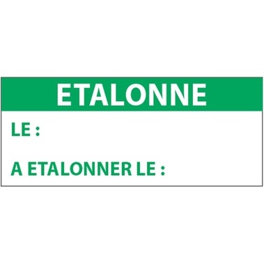 Étiquettes contrôle 