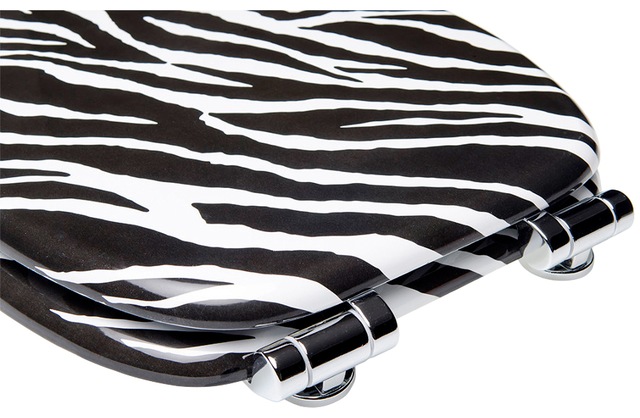 Sanilo WC-Sitz »Zebra Look« mit Absenkautomatik