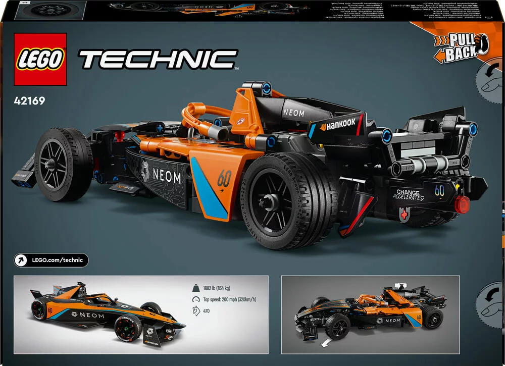 LEGO®TECHNIC 42169 - NEOM MCLAREN FORMULA E RACE CAR
