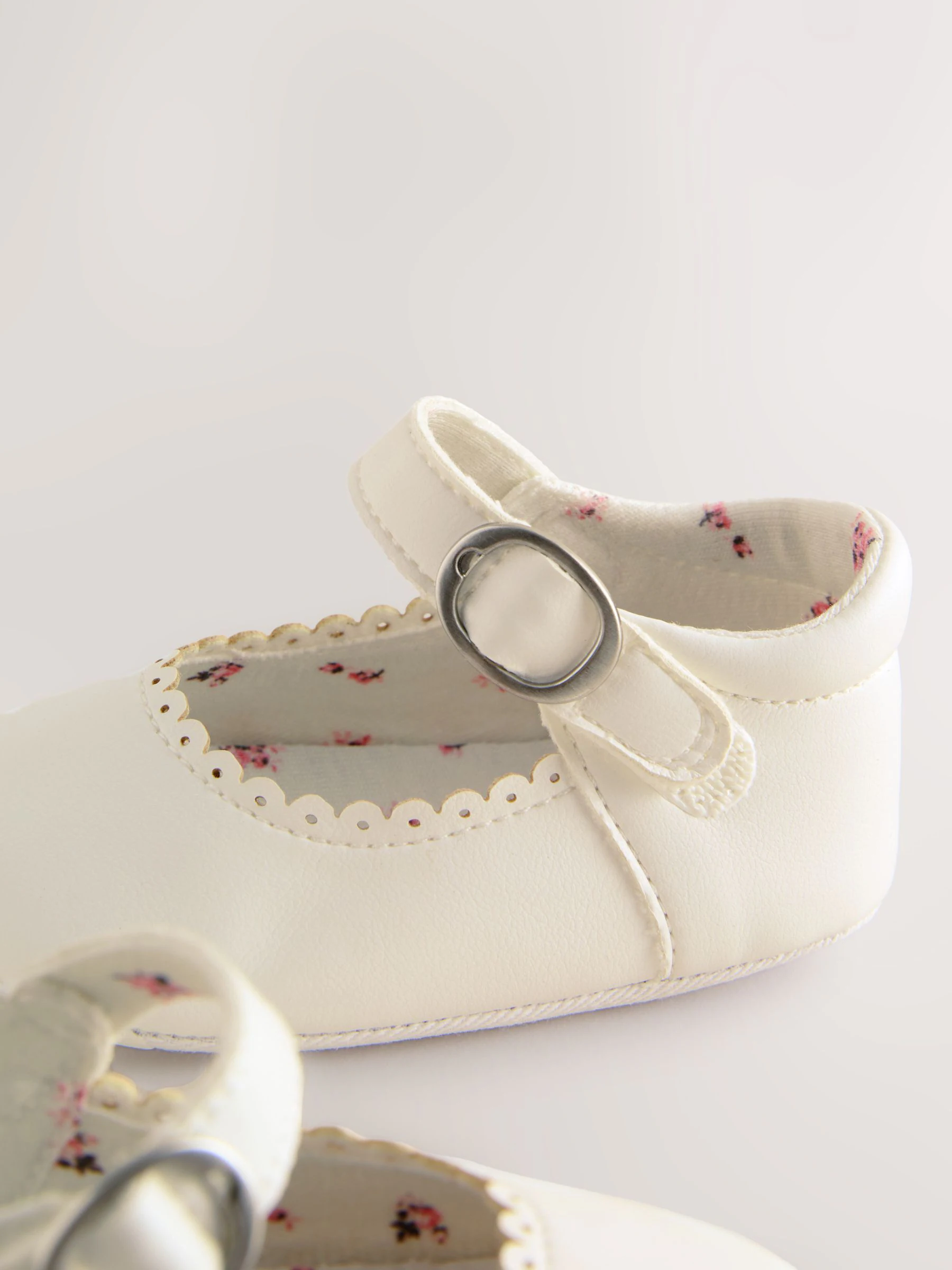 Wit - Mary Jane babyschoenen (0 - 24 mnd)