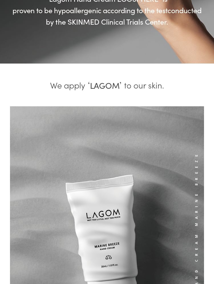 LAGOM - Handcrème - 3 soorten