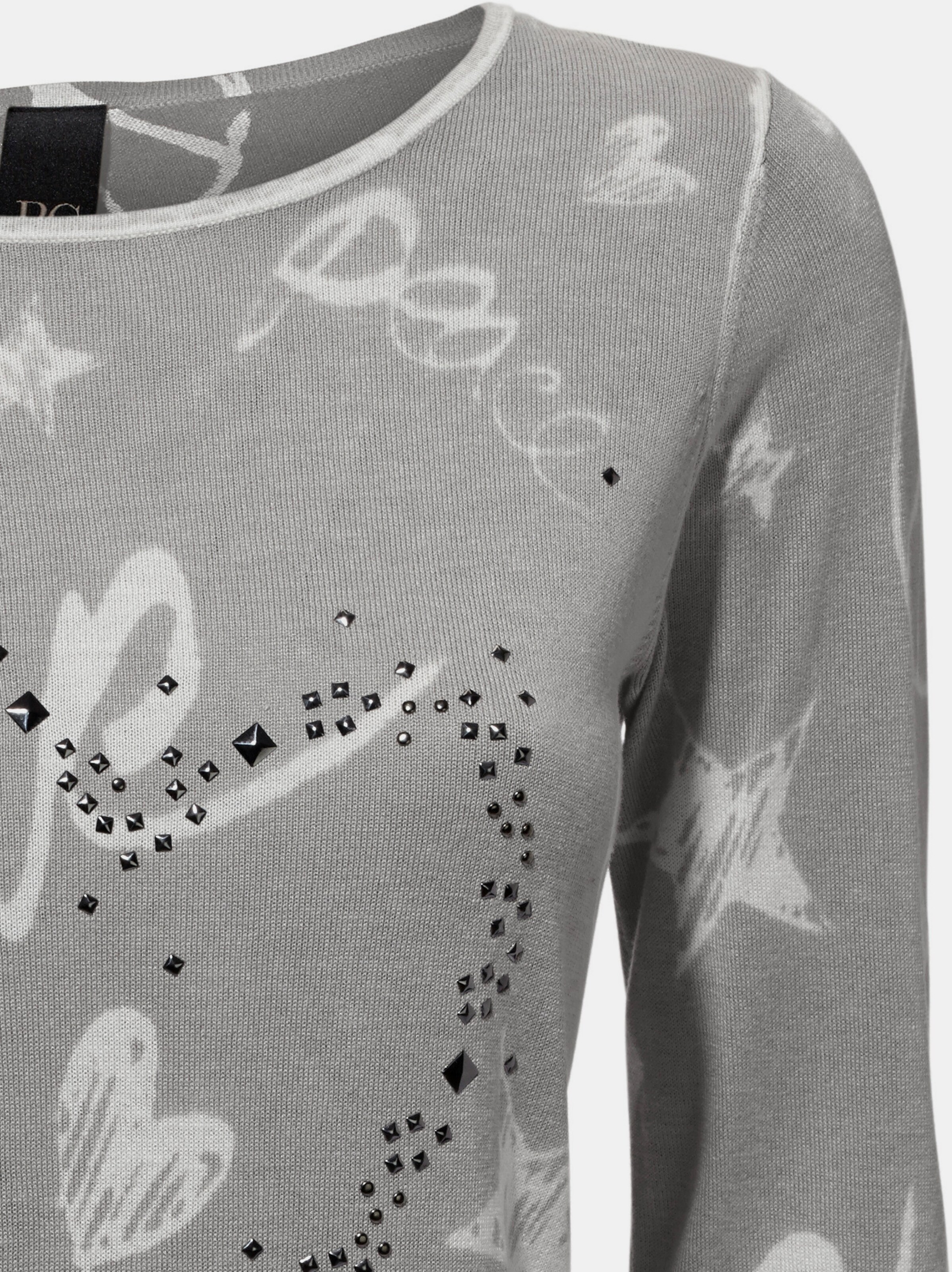 Druck-Pullover