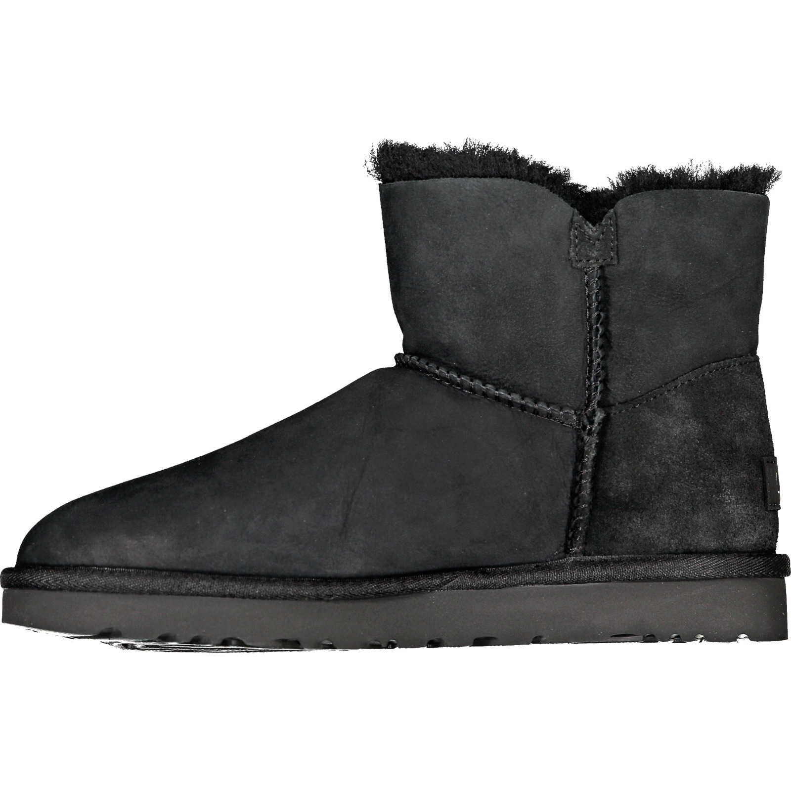 UGG Damen-Winterstiefel Mini Bailey Button II schwarz, 36