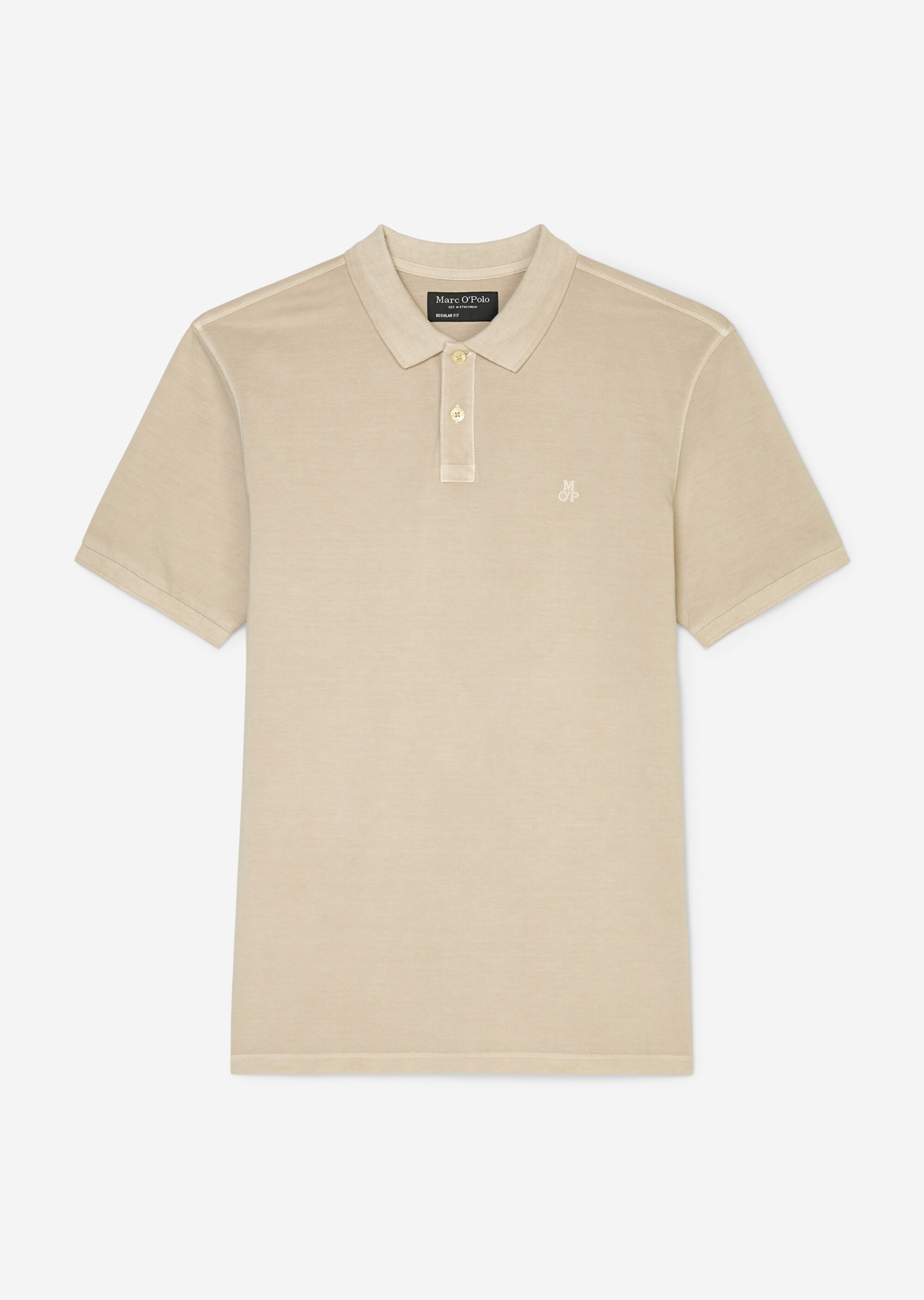 Kurzarm-Poloshirt Piqué regular aus Bio-Baumwolle
