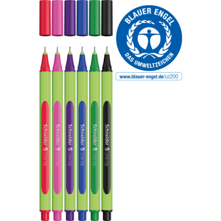 Schneider Line-Up 6er-Karton Fineliner - 0.4 mm