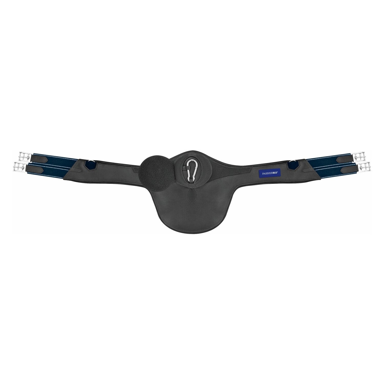 PASSIERBLU Ledersattelgurt Protect - schwarz