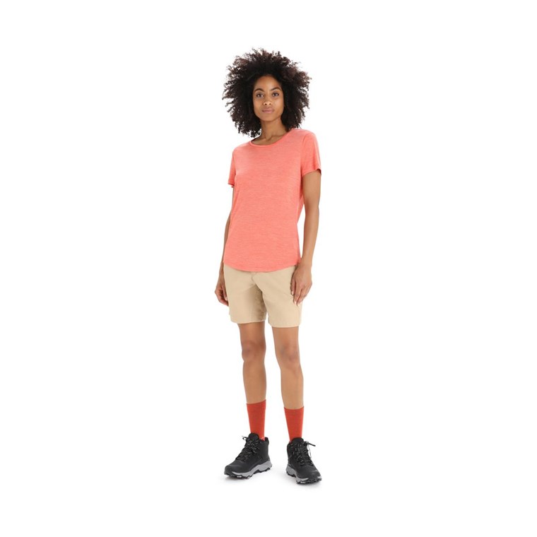Icebreaker Hike Shorts Women Sand