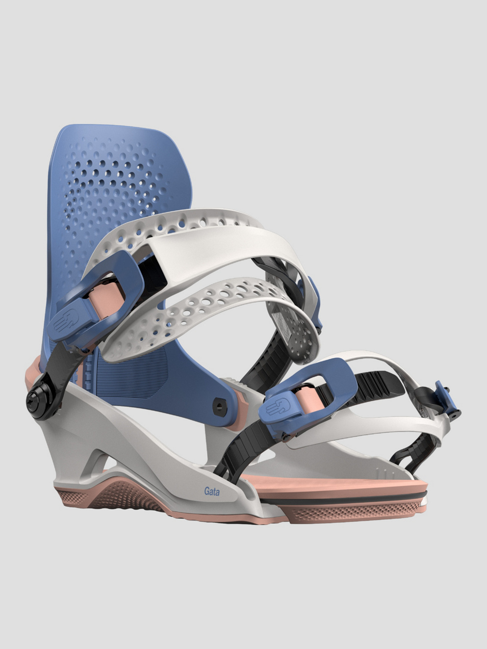 Bataleon Gata Heelwrap 2025 Snowboard Bindings lavender glacier gray