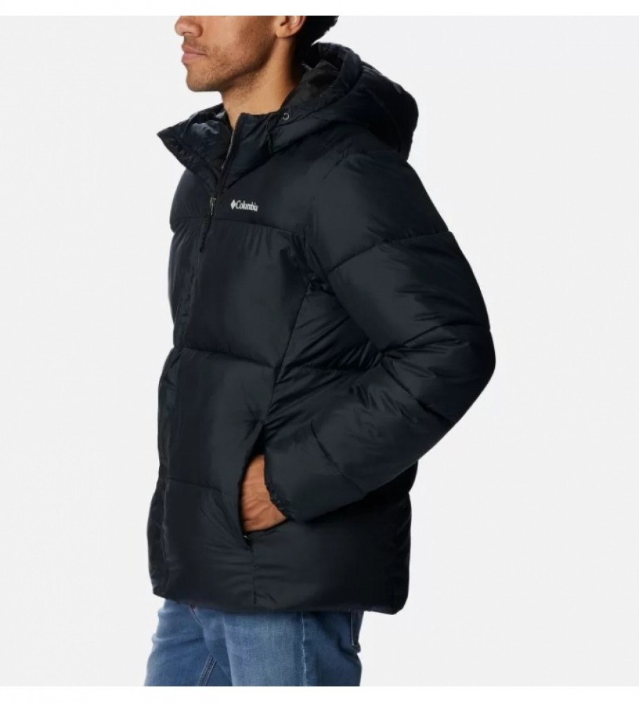 Jaqueta acolchoada com capuz Columbia Puffect, preta