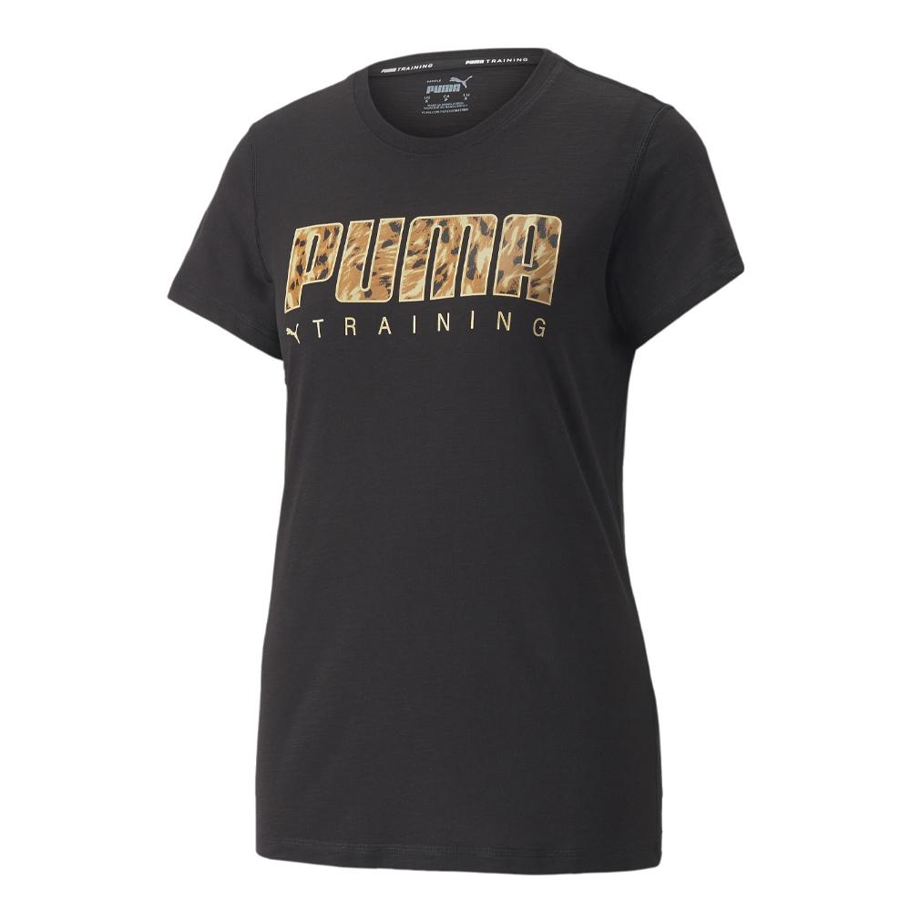 Puma T-shirt Noir Femme Puma Performance Logo Fill