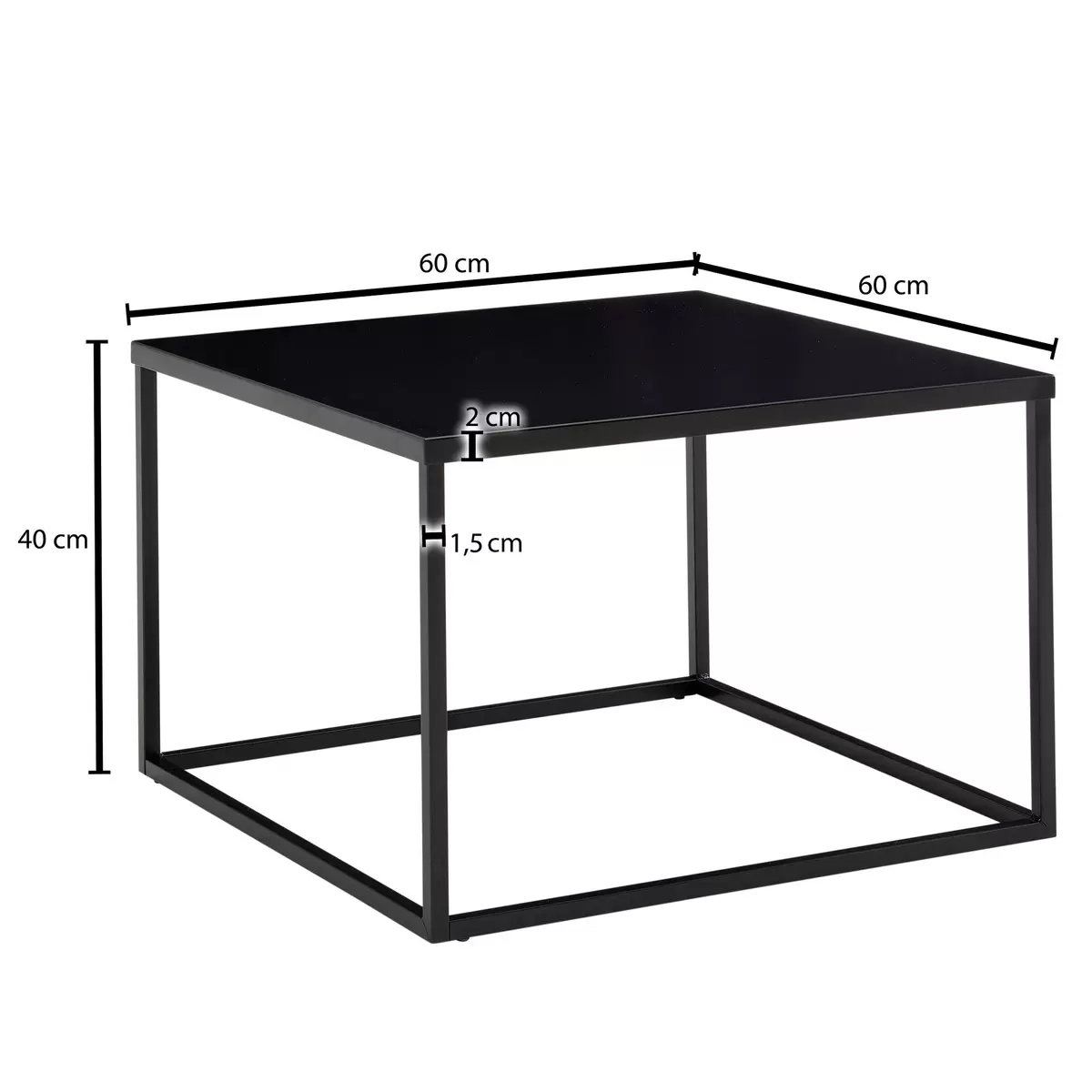 Couchtisch Fréjus Schwarz
