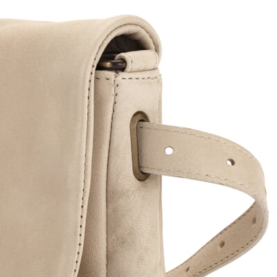 Damen-Gürtel-Handtasche Nappa, Stone
