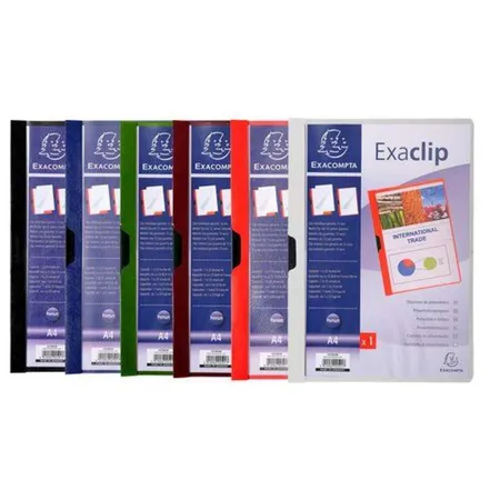 Exacompta Klemmmappe Euro Clip, A4, rot
