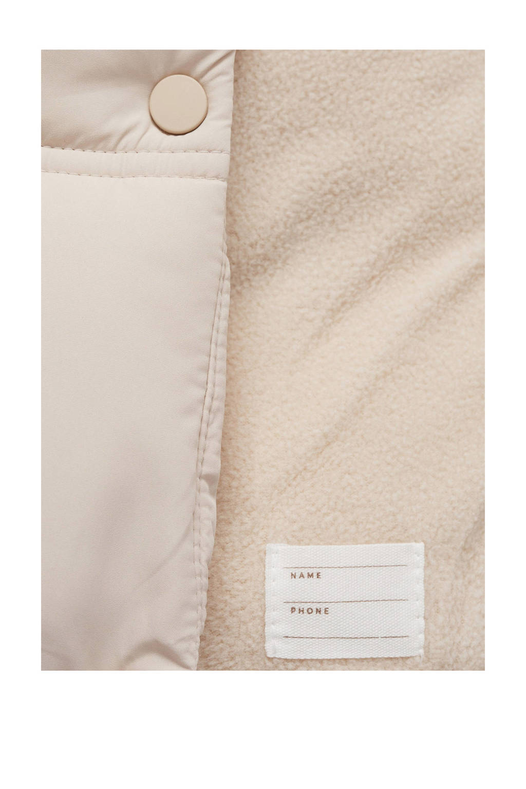 Mango Kids bodywarmer lichtbeige