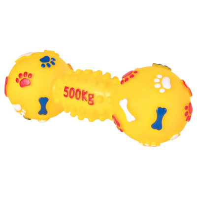 Trixie Hantel Vinyl 19cm mit Quietscher