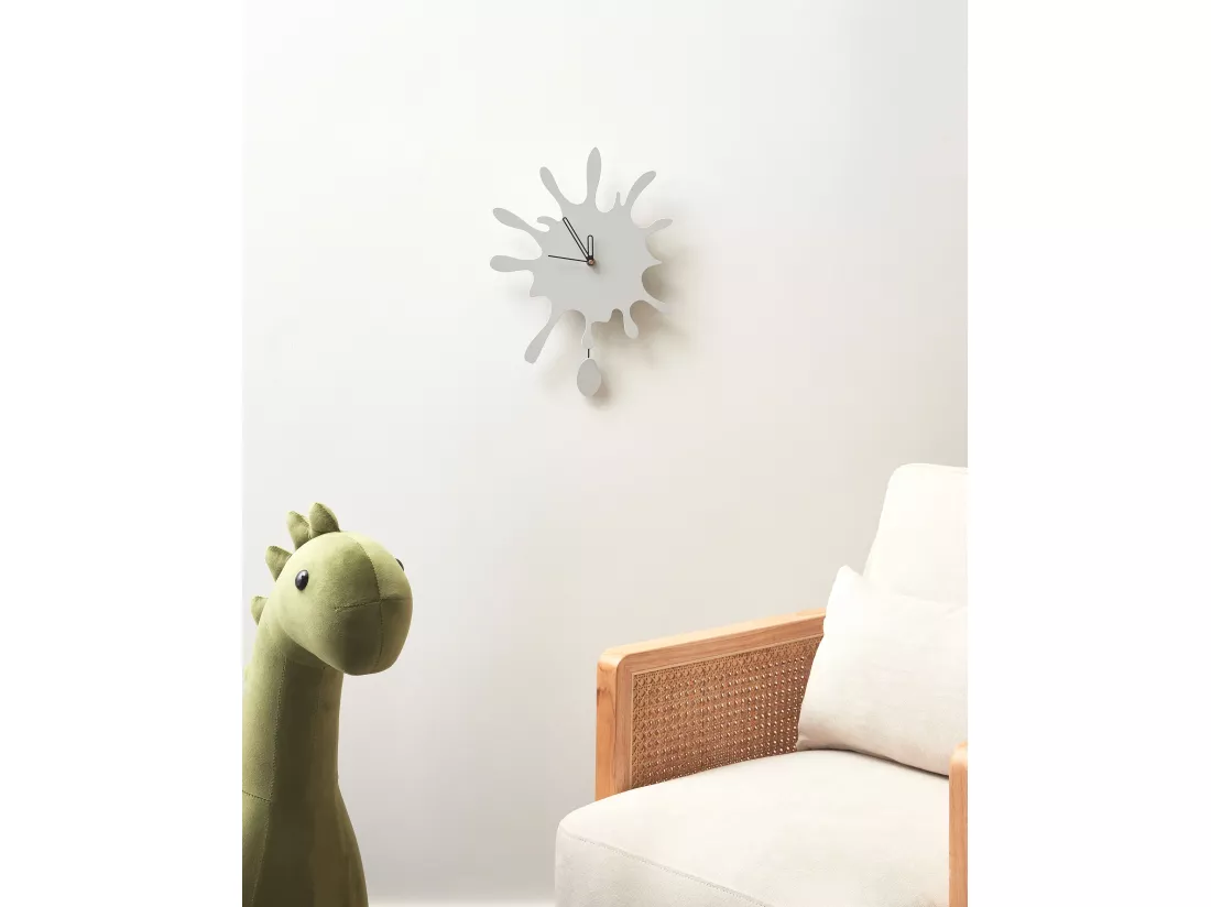 Horloge murale FULLY 27 cm Blanc