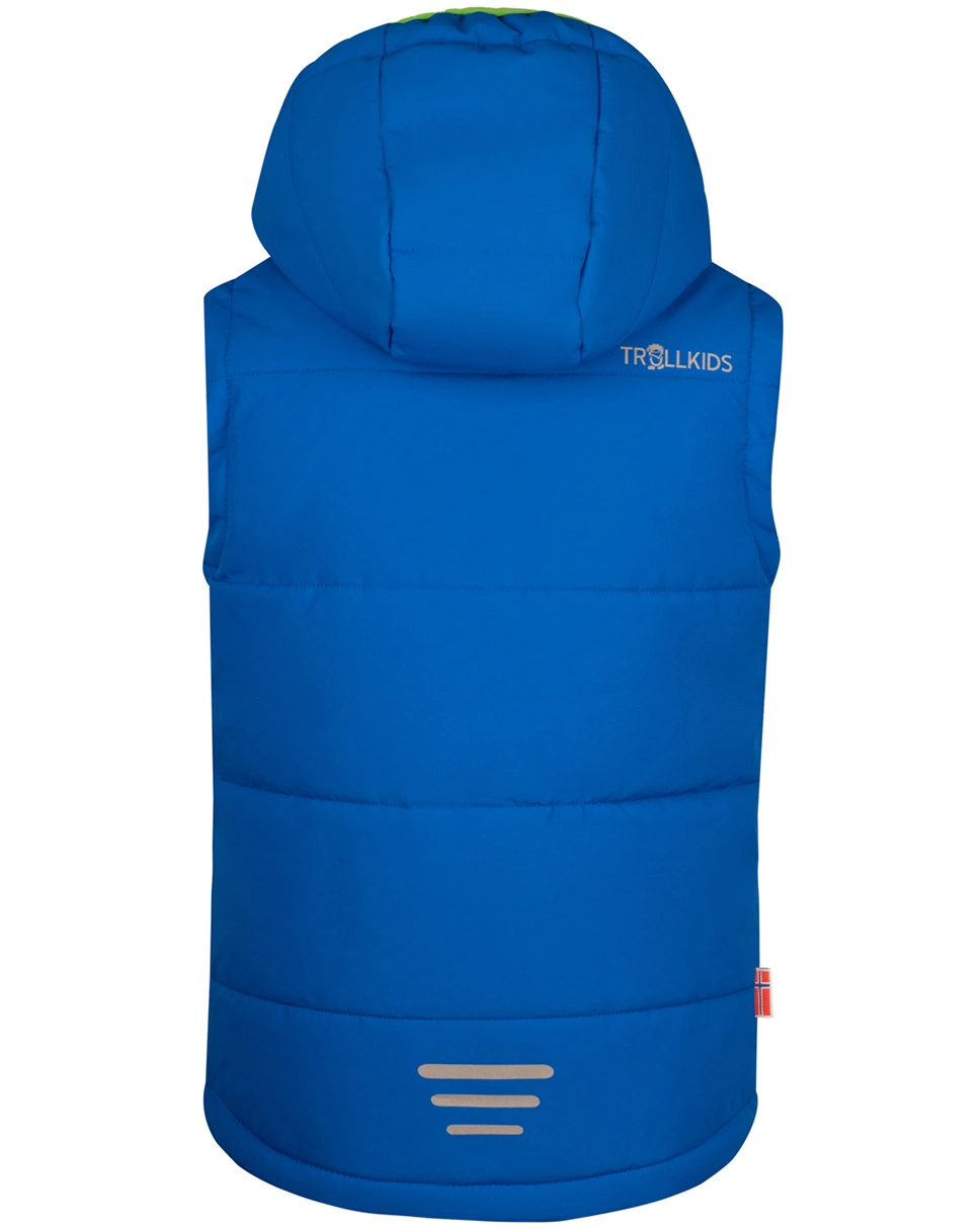 Kapuzen-Steppweste NARVIK in medium blue/green