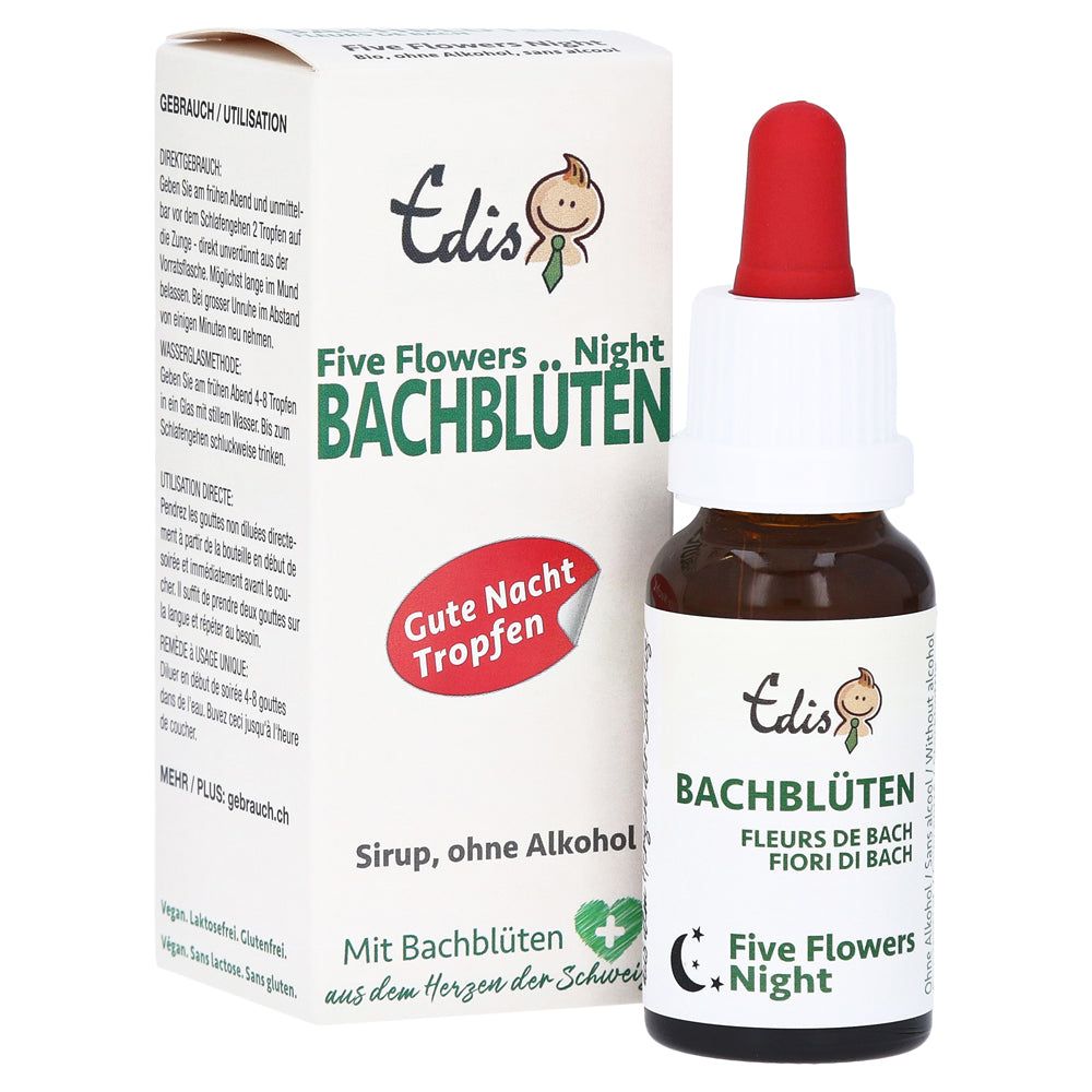Edis Five Flowers Notfall Bachblüten Tropfen