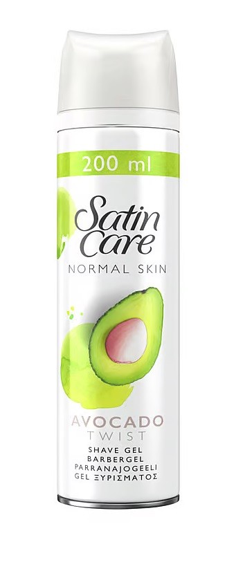 Gillette - Satin Care Avocado Twist Shave Gel 200 ml