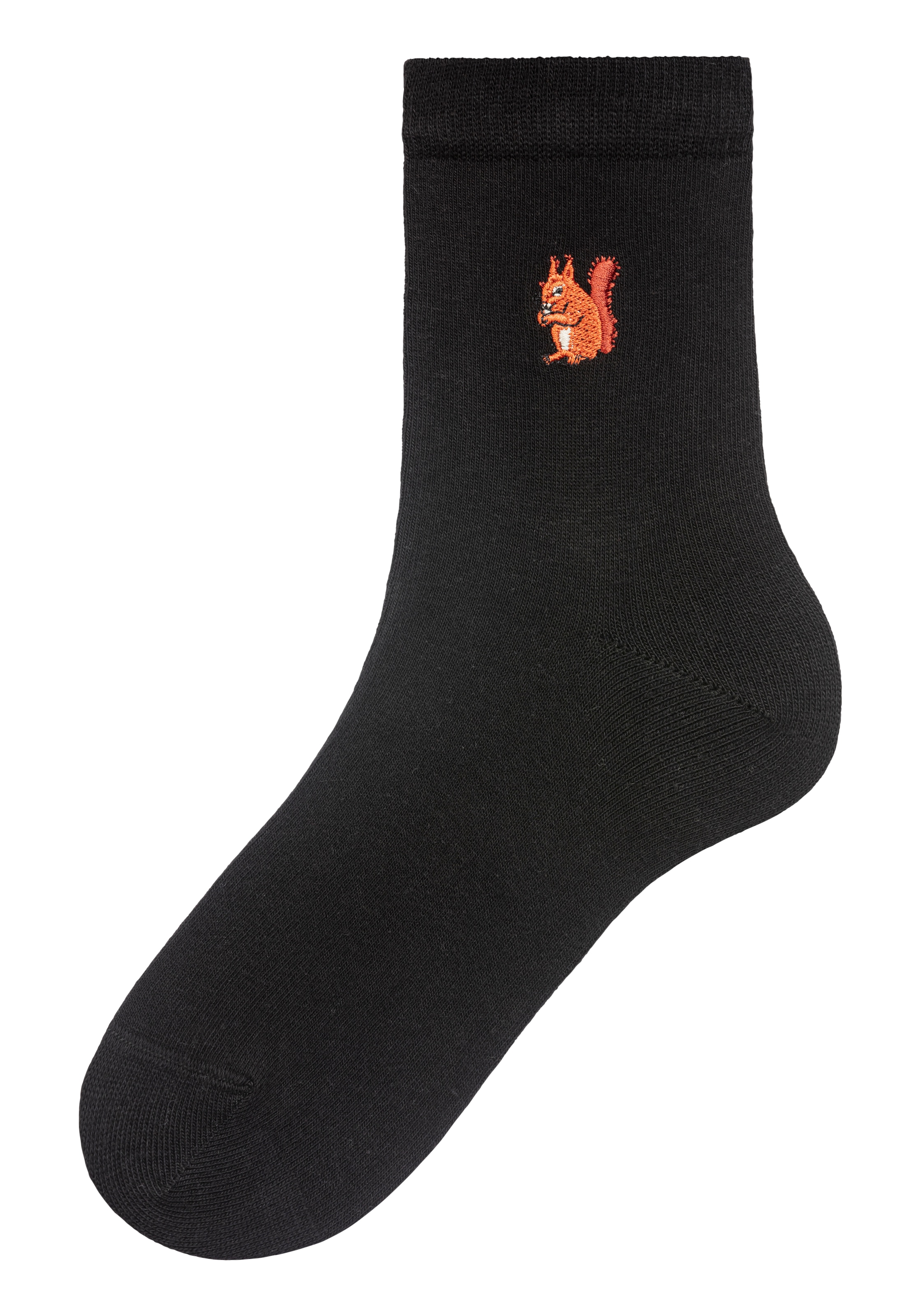 H.I.S Socken Packung, 5 Stk. tlg. mit hochwertiger Stickerei
