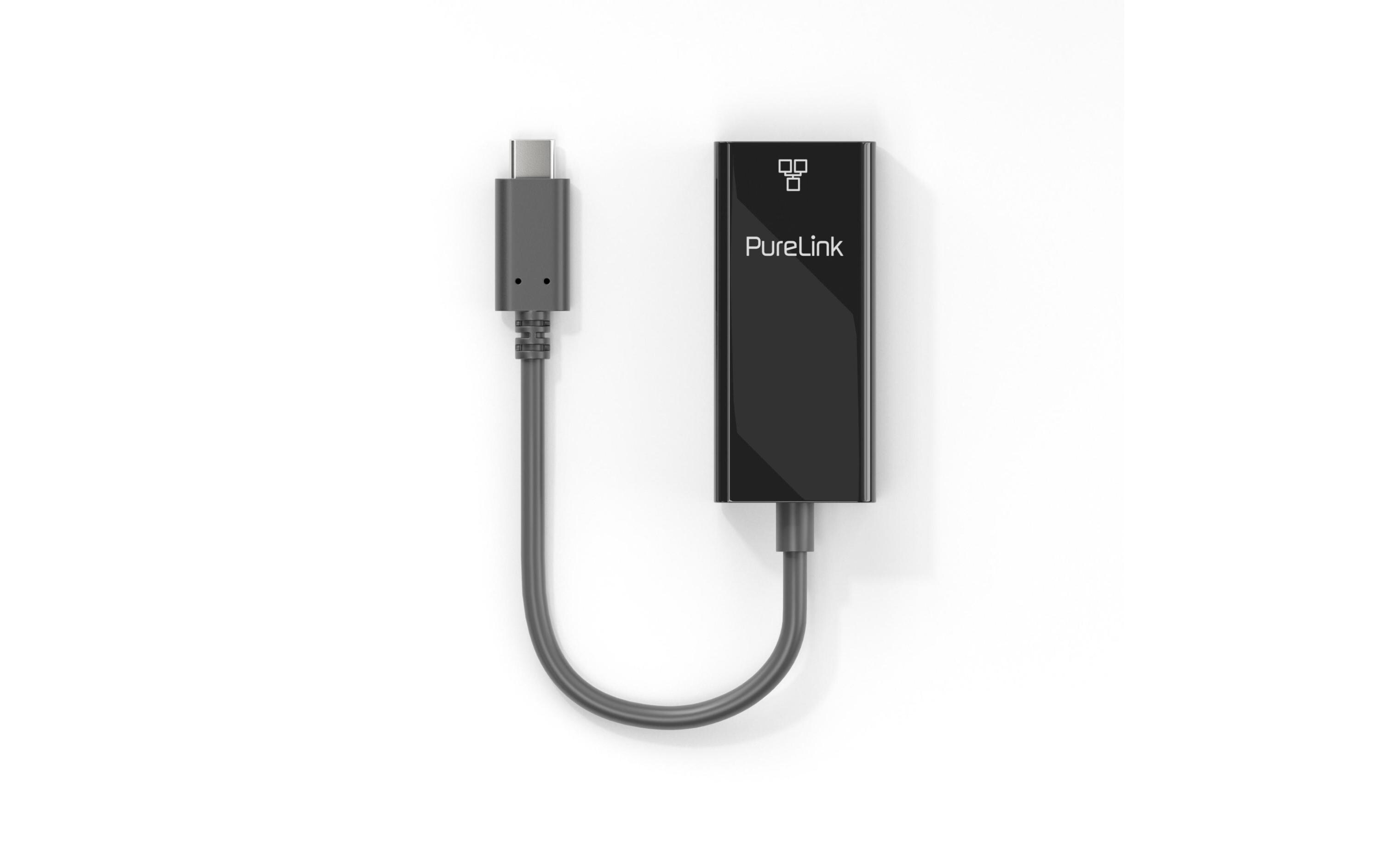 Netzwerk-Adapter IS261 USB-C - RJ-45, schwarzUSB-C Netzwerkadapter 1Gbps LAN