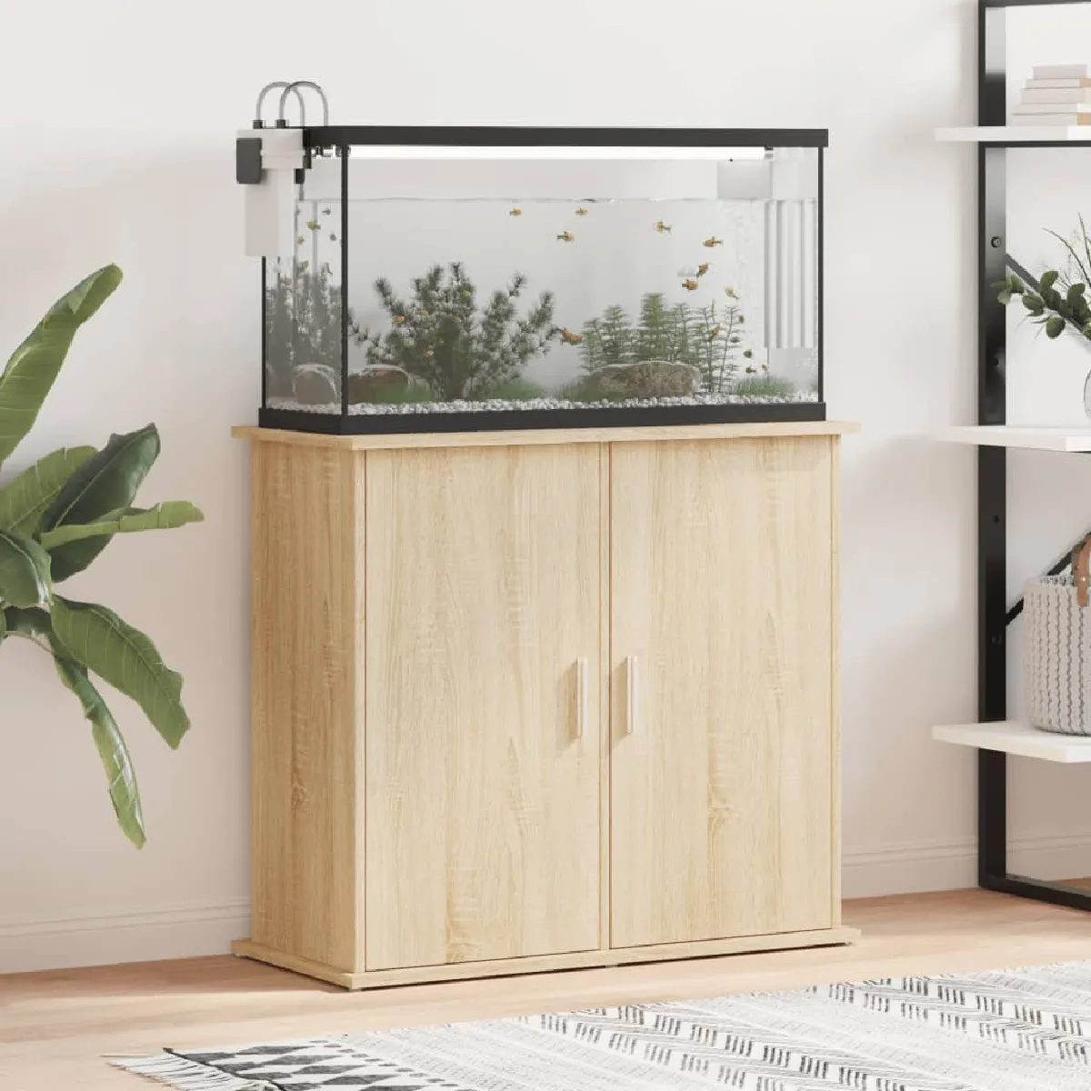 VIDAXL Support pour aquarium - Chêne sonoma