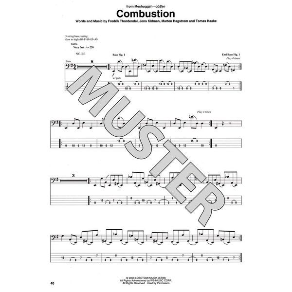 Hal Leonard Metal Bass Tabs