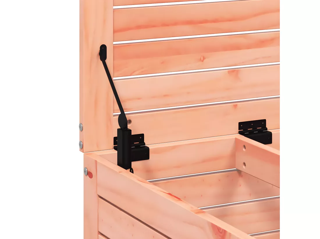 Repose-pied de jardin 62x63,5x53,5 cm bois massif de douglas