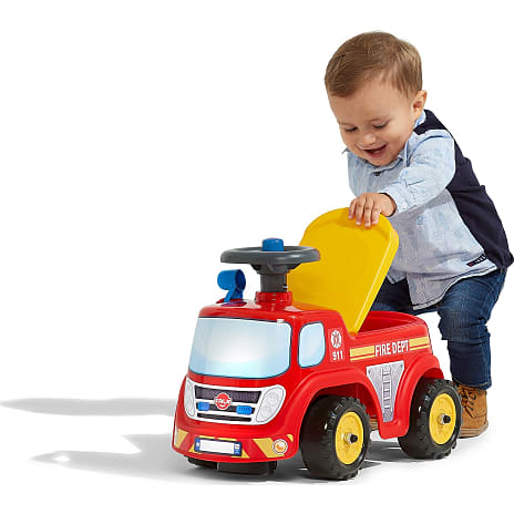 Falk Toys bandbil ride-on med opbevaringsrum, rat og horn