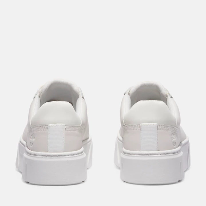 Basket basse à lacets pour femme en blanc