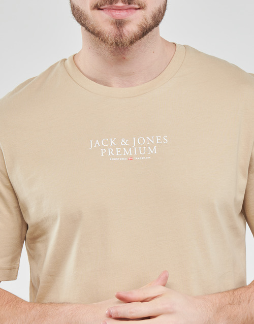 Jack & Jones - JPRBLUARCHIE SS TEE CREW NECK - Beige