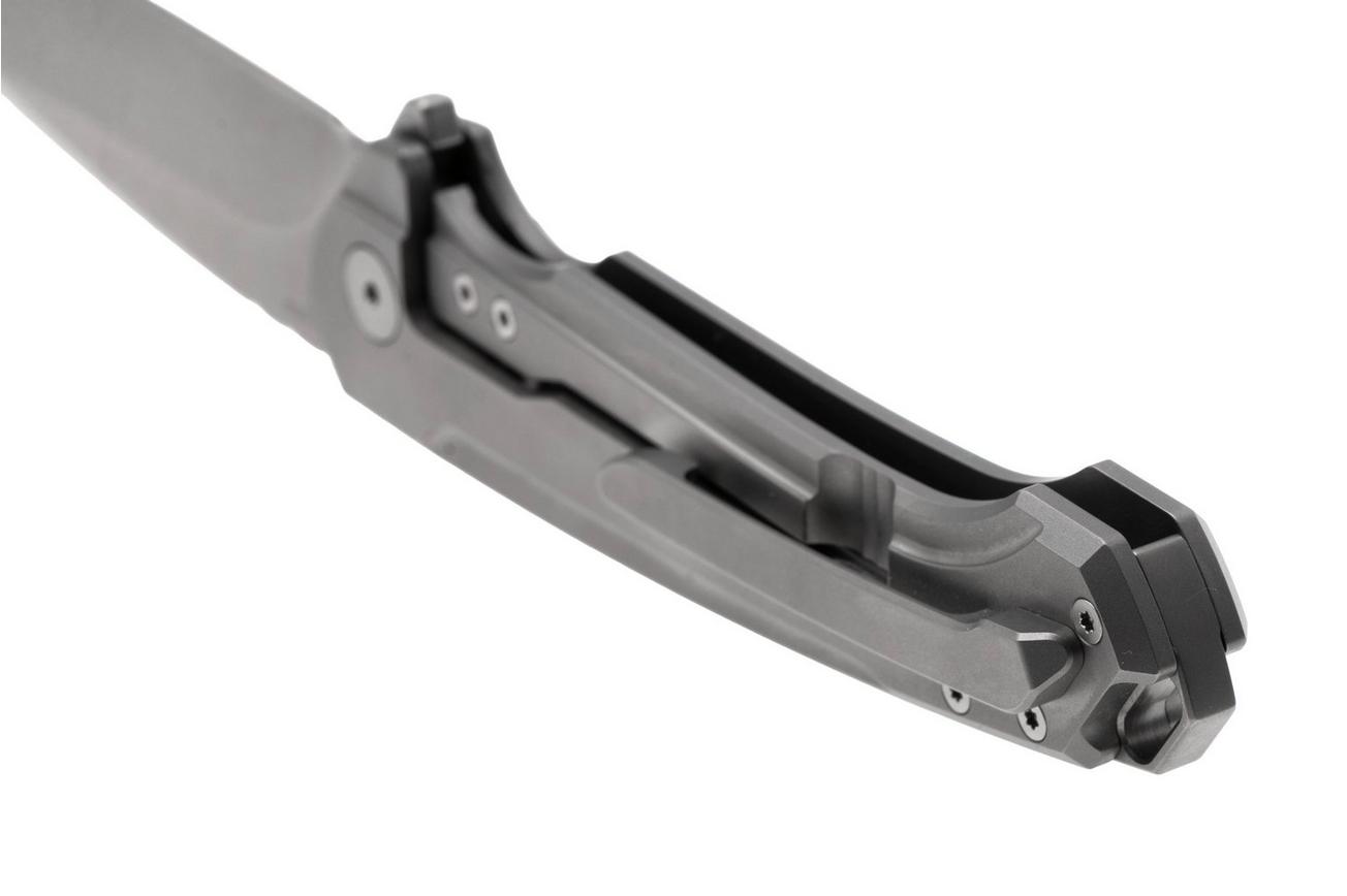 MK Knives & Tools Ingeni Urban Gray 01F-FP001 Stonewashed CPM S90V, Grey Anodized Titanium, zakmes