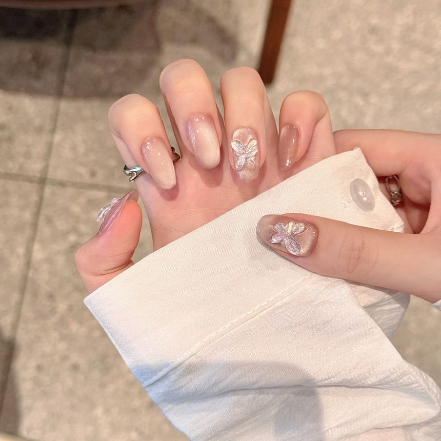 eovda - Butterfly Cat Eye Press On Nail