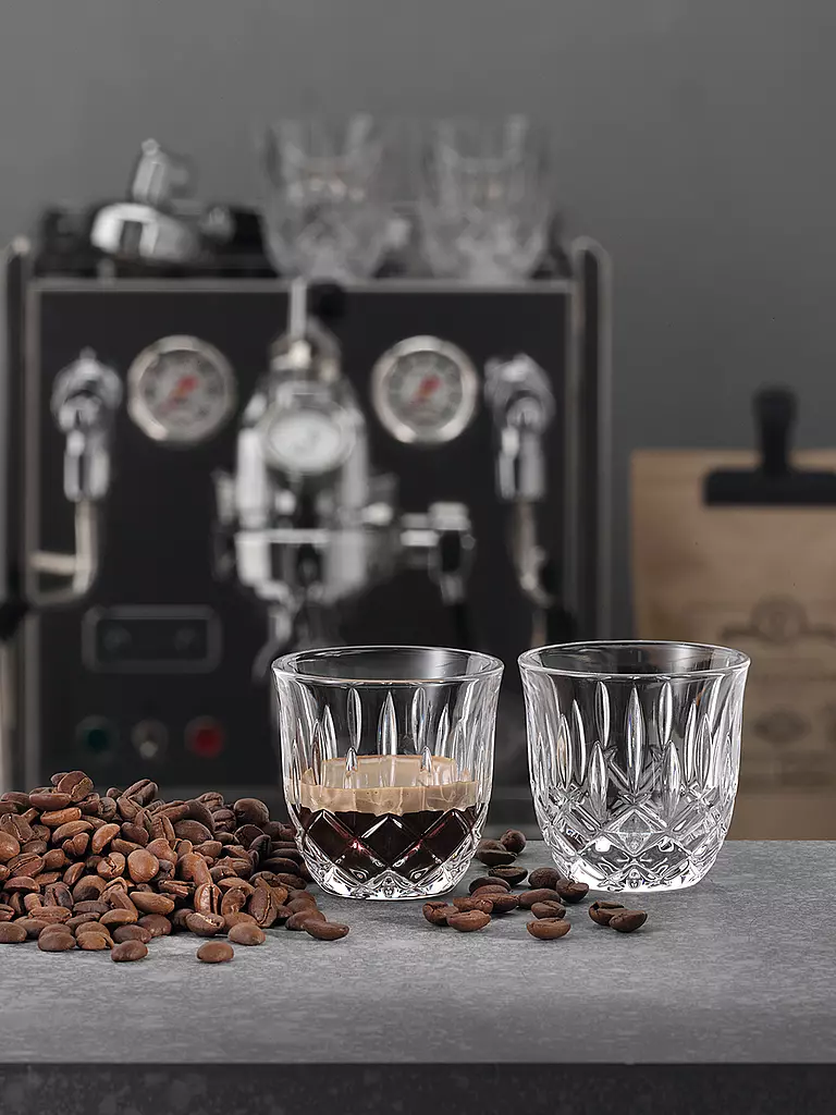 NACHTMANN Espresso Doppio Glas 2er Set NOBLESSE Barista 90ml transparent