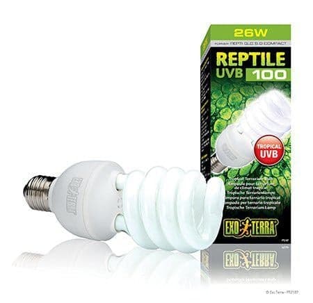 Exoterra Reptile Uvb 100 Fluorescerende lampe 25W E27 - (220.1871)