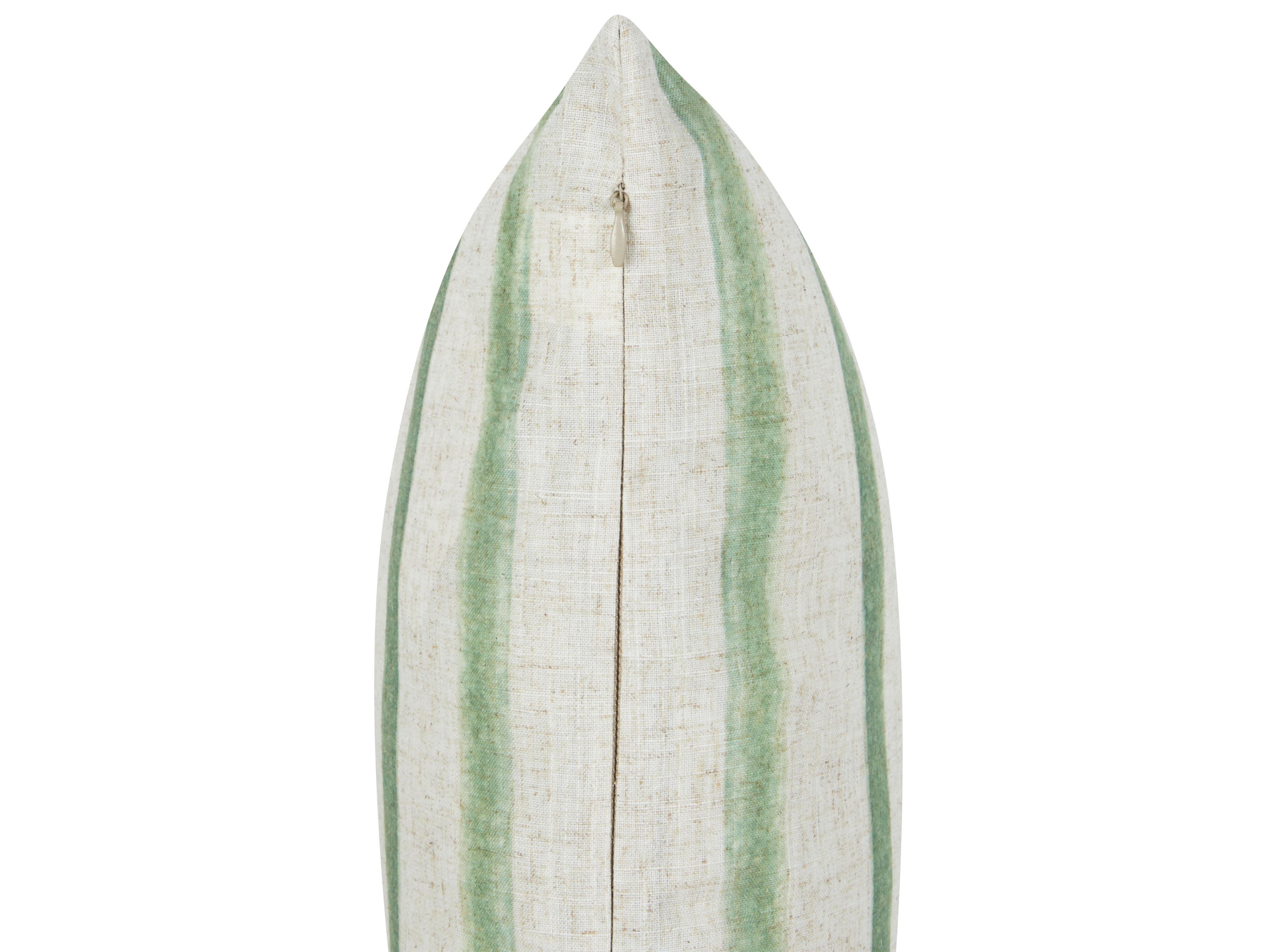 Sierkussen KAFRA 30 x 50 cm Groen gestreept