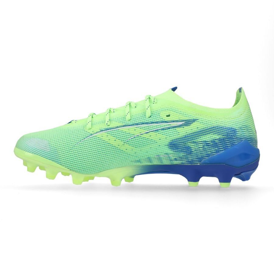 PUMA Ultra 5 Ultimate AG Lights Out - Fizzy Apple/Blanc/Bleu Femme