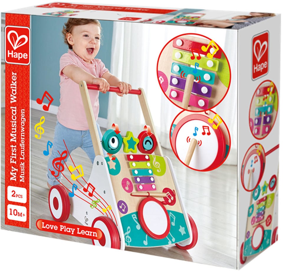 Hape Lauflernwagen »Musik« aus Holz