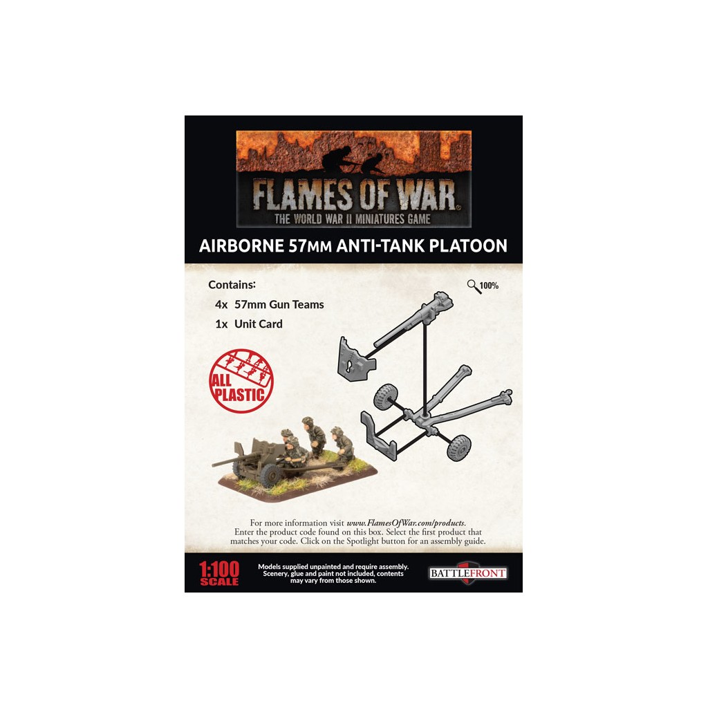 Flames of War - Parachute 57mm Anti-tank Platoon