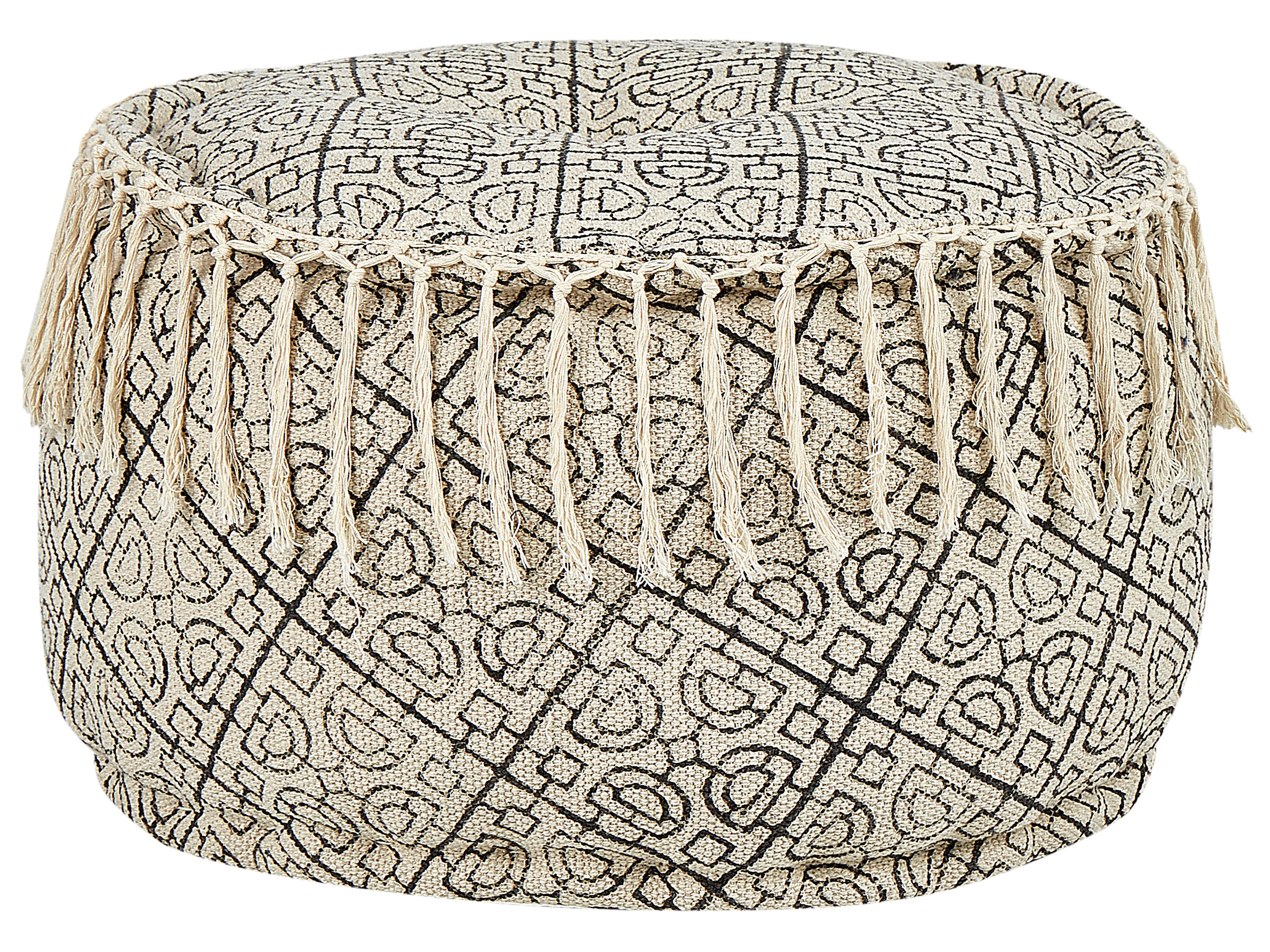 Poef SONATI Katoen Beige