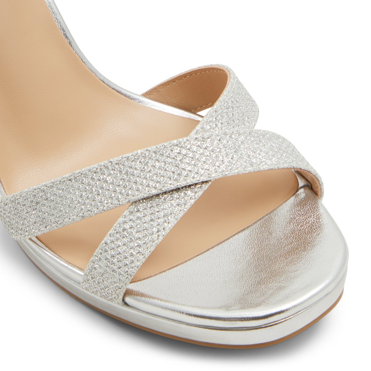 K STUDIO-Logun-Sandales à talons hauts - Talon bloc - Argent
