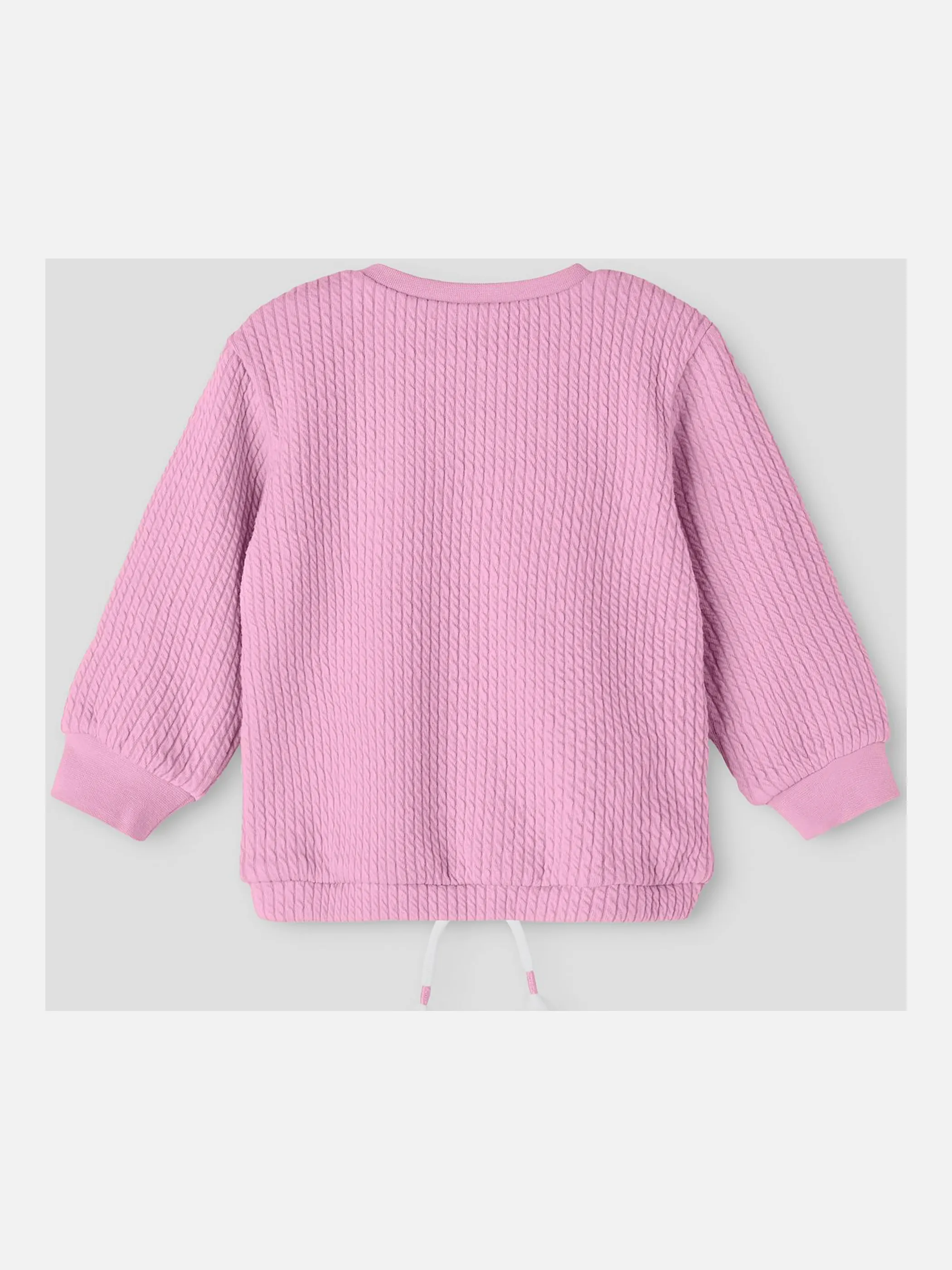 Mädchen Sweatshirt mit Struktur