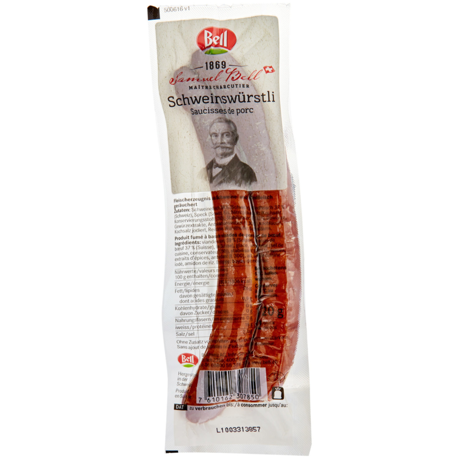 Bell Schweins-Würstli geräuchert 1 Paar