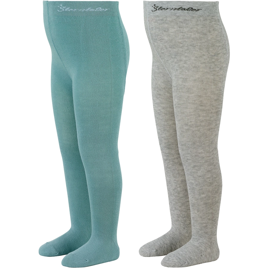 Sterntaler Strumpfhose uni Doppelpack hellgrün